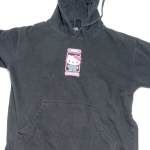 Official Sanrio Japanese Hello Kitty Black Hoodie